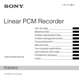 Sony PCM-M10 Handleiding