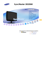 Samsung 2032NW Handleiding