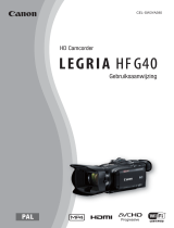 Canon LEGRIA HF G40 Handleiding