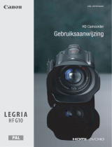 Canon LEGRIA HF G10 Handleiding