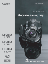Canon Legria HFS21 de handleiding
