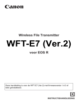 Canon Wireless File Transmitter WFT-E7 B Handleiding
