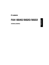 Canon FAX-B840 Handleiding