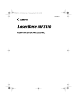 Canon LASERBASE MF3110 Handleiding