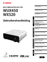 Canon XEED WUX450 Handleiding