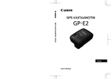 Canon GPS RECEIVER GP-E2 Gebruikershandleiding