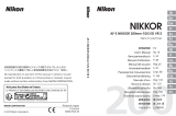 Nikon AF-S NIKKOR 200mm f/2G ED VR II Handleiding