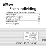 Nikon COOLPIX S6600 Handleiding