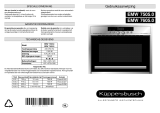 Kueppersbusch EMW7605.0J Gebruikershandleiding