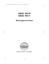 Whirlpool KRSC 9010/I Installatie gids