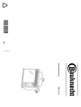 Bauknecht MNC 4213 /1 AV Gebruikershandleiding