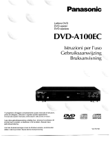 Panasonic dvd a 100 de handleiding