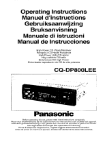 Panasonic CQDP800L Handleiding