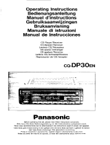 Panasonic CQDP30E Handleiding