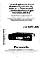 Panasonic CQE01L Handleiding