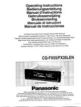 Panasonic CQFX35 Handleiding