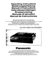Panasonic CQRD10E Handleiding
