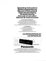 Panasonic CQRDP855LEN Handleiding