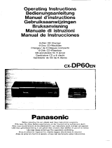 Panasonic CXDP60E Handleiding