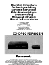 Panasonic CXDP801E Handleiding