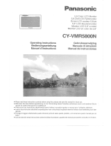 Panasonic CYVMR5800N Handleiding