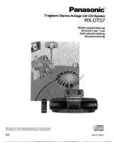 Panasonic RXDT07 Handleiding
