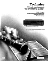 Panasonic RSBX501 de handleiding