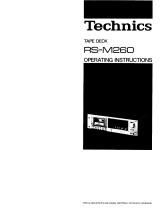Technics RSM260 de handleiding