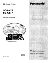 Panasonic SCAK17 de handleiding