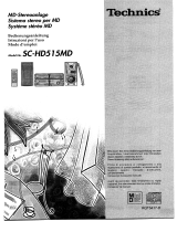 Panasonic SCHD515MD Handleiding