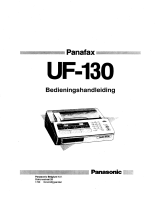 Panasonic UF130 Handleiding