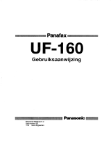 Panasonic UF160M Handleiding