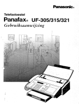 Panasonic UF321 de handleiding