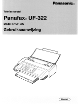 Panasonic UF322 Handleiding