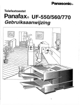 Panasonic uf 560 de handleiding