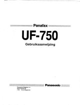 Panasonic UF750 Handleiding