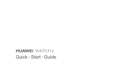 Huawei HUAWEI WATCH 2 Snelstartgids