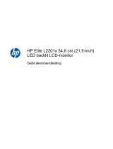 HP Elite L2201x 21.5-inch LED Backlit LCD Monitor Handleiding