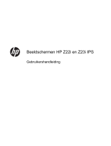 HP Z Display Z23i 23-inch IPS LED Backlit Monitor Handleiding