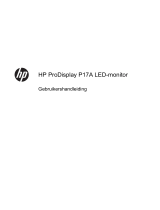 HP ProDisplay P17A 17-inch 5:4 LED Backlit Monitor Handleiding