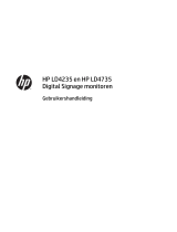 HP LD4235 41.92-inch LED Digital Signage Display Handleiding