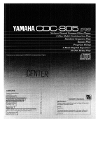 Yamaha CDC-805 de handleiding