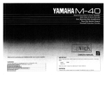 Yamaha M-40 de handleiding