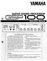 Yamaha GSP100 de handleiding