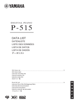 Yamaha P-515 Data papier