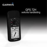 Garmin GPS 72H Handleiding