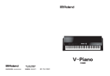 Roland V-Piano de handleiding