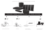 Bose Lifestyle 650 home entertainment system de handleiding