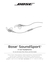 Bose soundsport ie headphones ii apple devices de handleiding