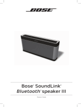 Bose SoundLink Bluetooth speaker III de handleiding